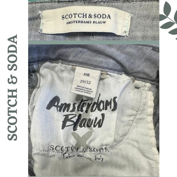 Scotch & Soda Women’s Light Grey Skinny Jean  Premium Stretch Size 29 - Picture 4 of 7